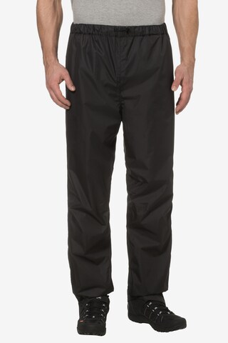Regular Pantalon outdoor VAUDE en noir : devant