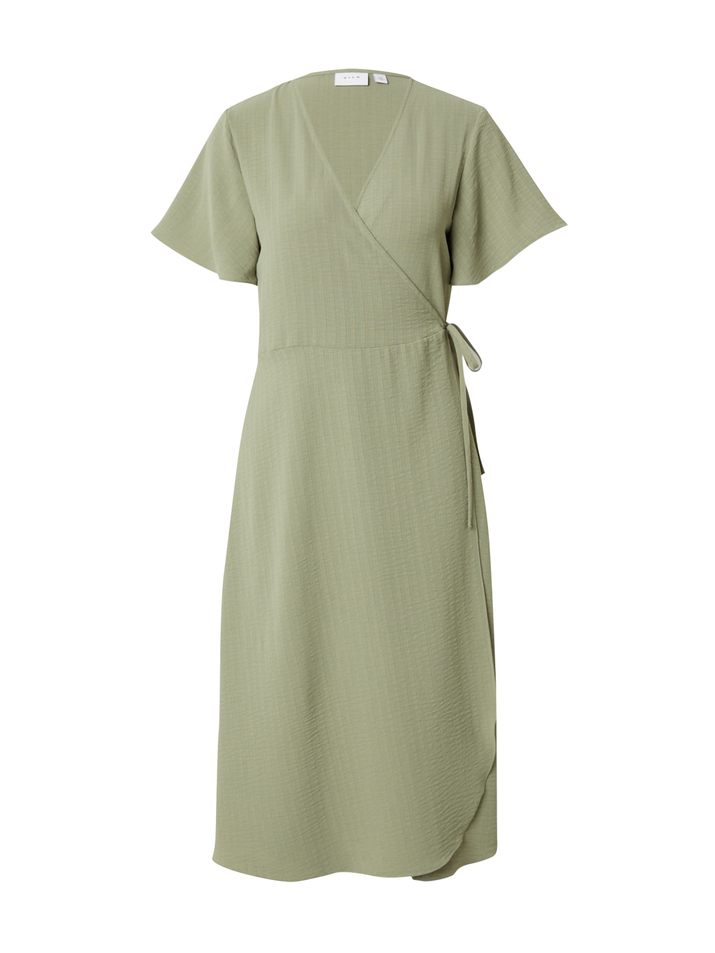 VILA Платье 'LOVIE' в Зеленый: спереди