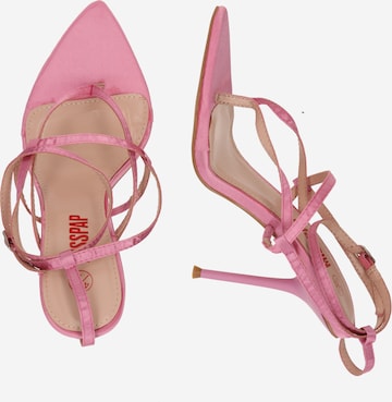 Sandalo con cinturino di Misspap in rosa
