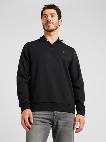 BOSS Sweatshirt 'Stimmann 01' in Schwarz: Vorderseite