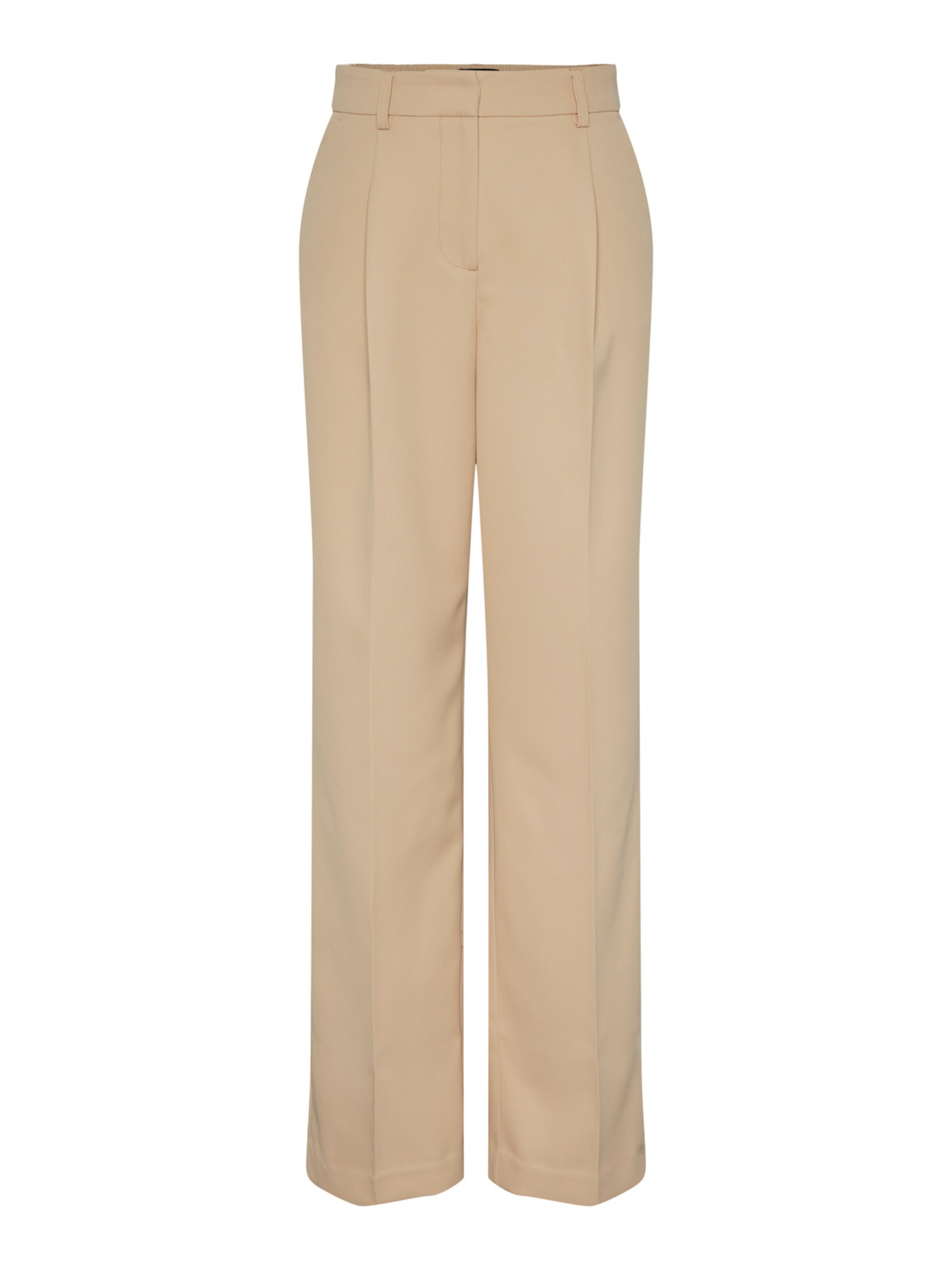PIECES Широки крачоли Панталон с набор 'BLAYKE' в бежово: отпред