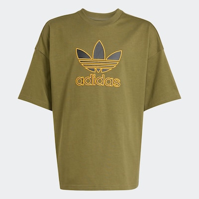 ADIDAS ORIGINALS Shirt 'Trefoil' in Olive / Black, Item view