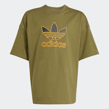 ADIDAS ORIGINALS T-Shirt 'Trefoil' in Grün: Vorderseite