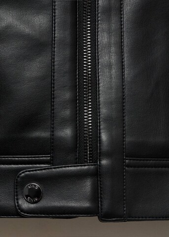 MANGO MAN Between-Season Jacket 'Brake' in Black