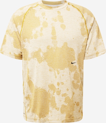 NIKE Funkční tričko 'ADV' – žlutá: přední strana