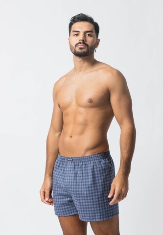 SNOCKS Web-Boxershort 'American Woven Weit' in Blau