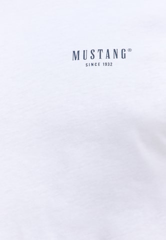 MUSTANG T-Shirt 'Style Austin' in Weiß