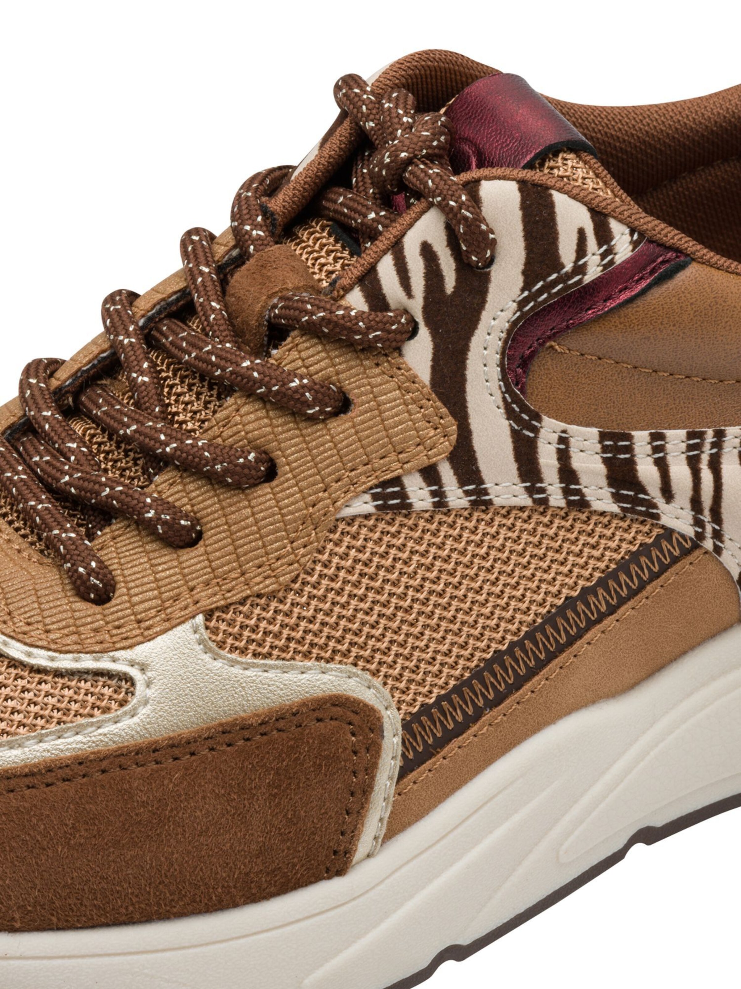 Baskets basses Tamaris en marron