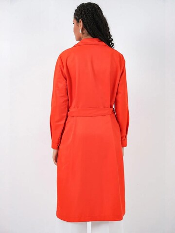 Bigdart - Sobretudo meia-estação em laranja