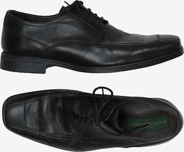 RALPH HARRISON Halbschuh 42 in Schwarz: Vorderseite