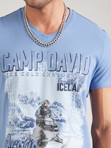 Maglietta di CAMP DAVID in blu