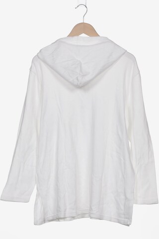 Ulla Popken Sweatshirt & Zip-Up Hoodie in XXXL in White