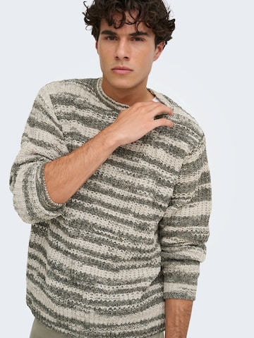 Only & Sons - Jersey 'ONSHANK' en gris