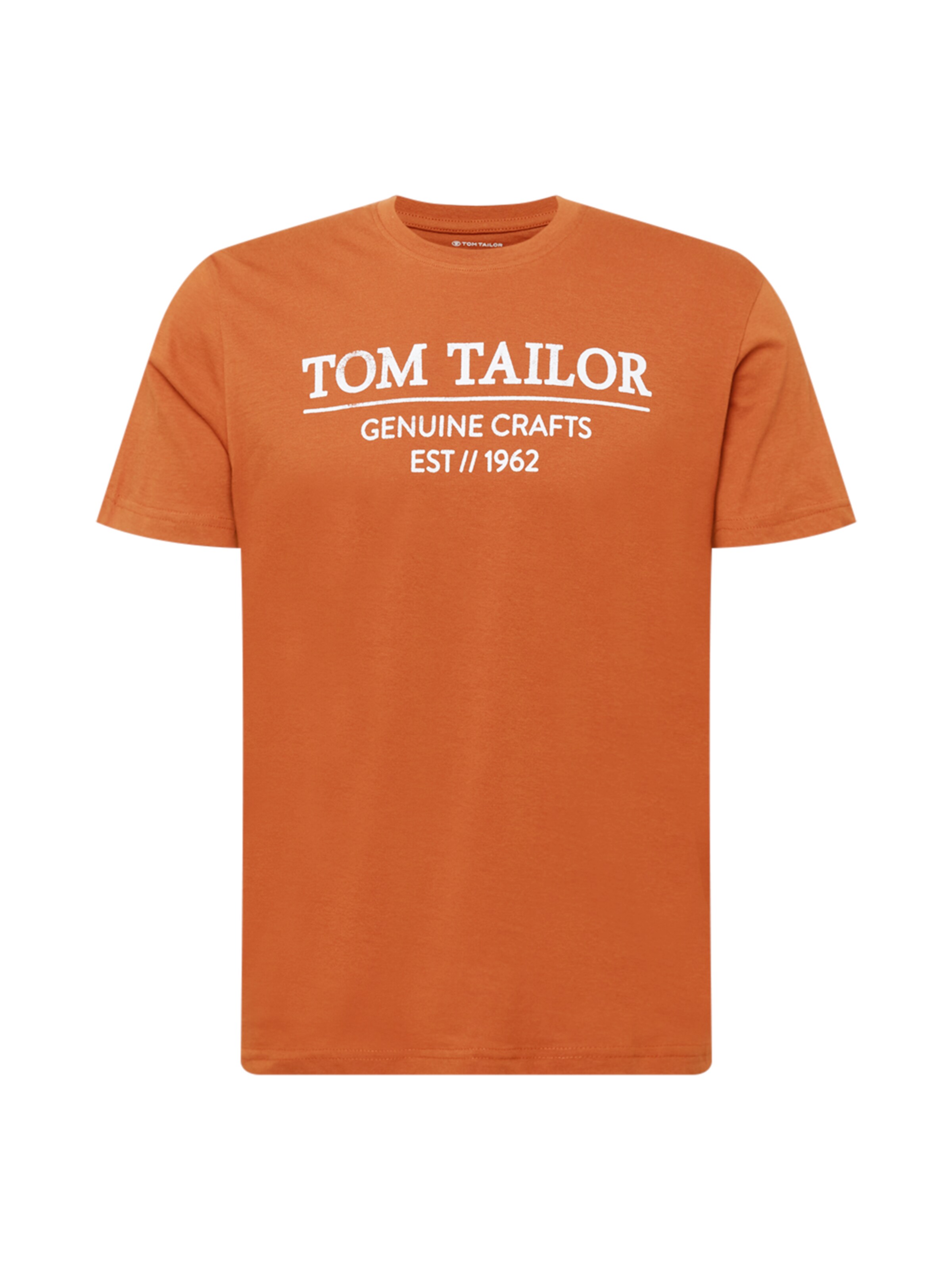 TOM TAILOR Shirt in Auburn / White, Item view