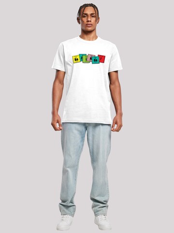 F4NT4STIC Shirt 'Bazinga' in White