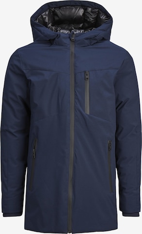 Jack & Jones Junior Coat in Blue: front