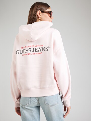 Bluză de molton de la GUESS JEANS pe roz