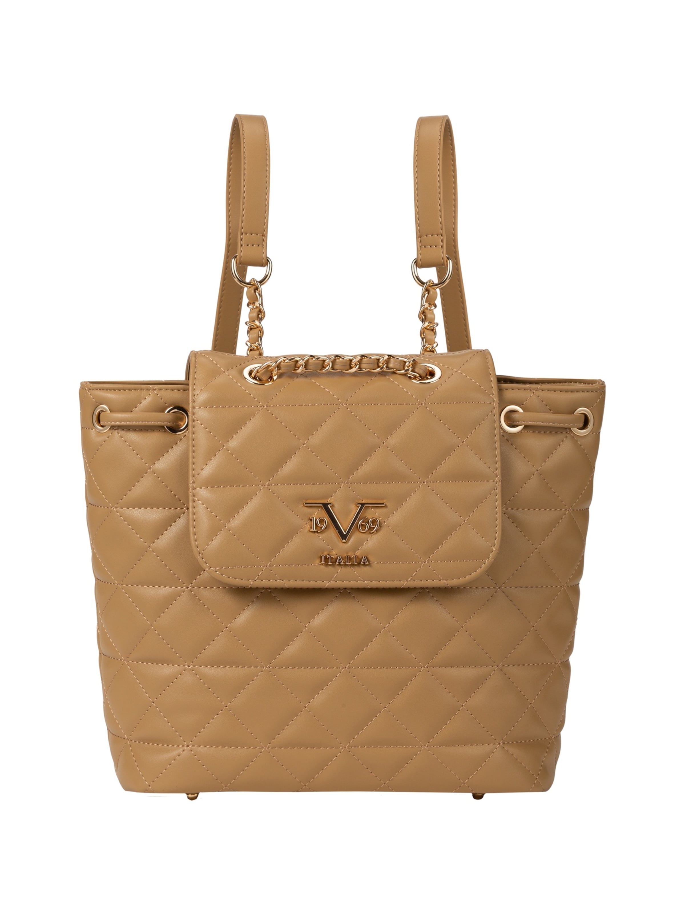 19V69 ITALIA Backpack 'Elenora' in Brown: front