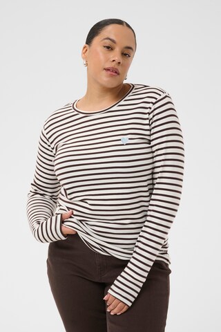 KAFFE CURVE Shirt in Weiß: Vorderseite