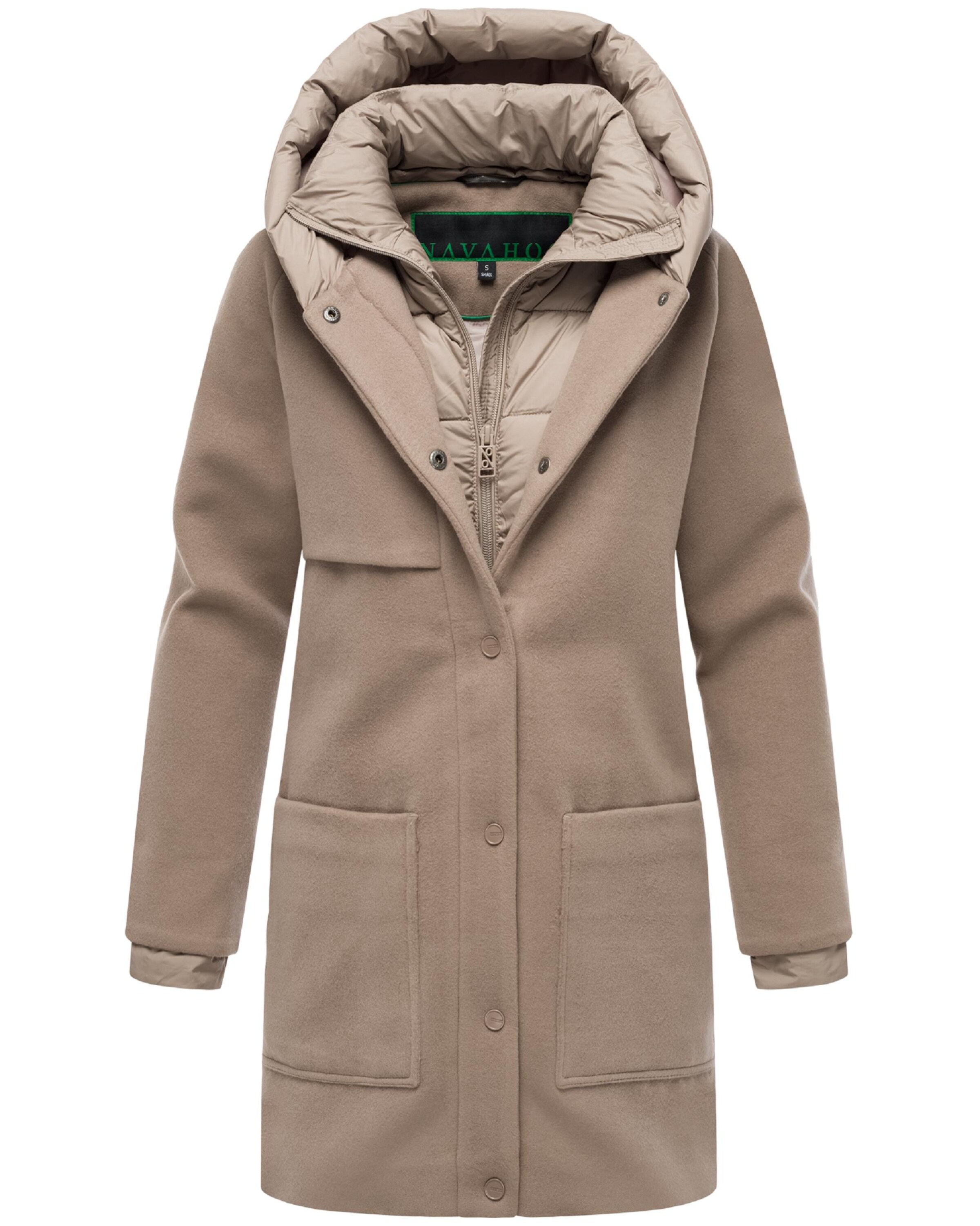 NAVAHOO Зимнее пальто 'Flauschwunder 14' в Бежевый