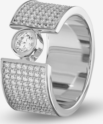 JETTE Ring in Silver: front