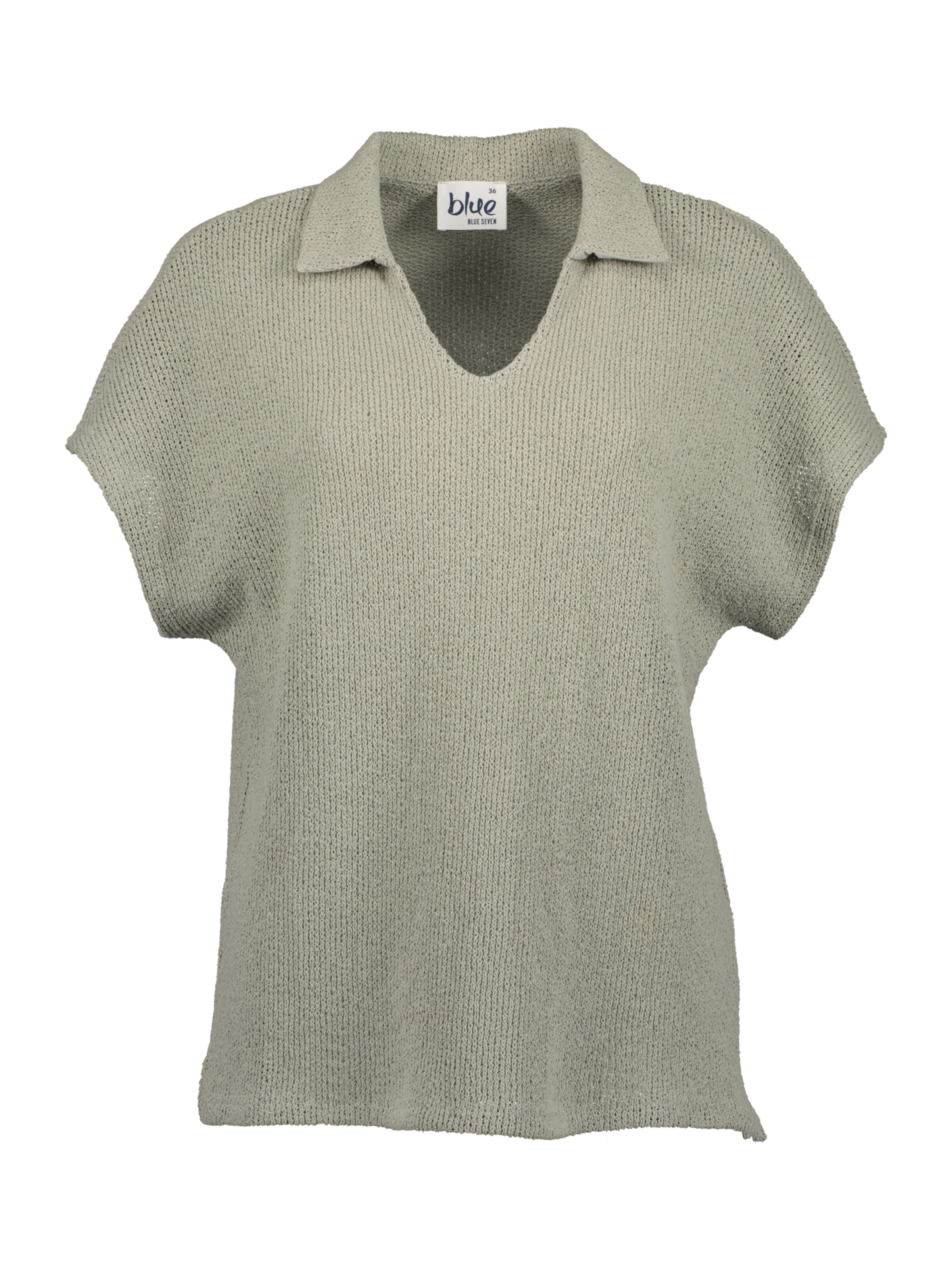 BLUE SEVEN Sweater in Green: front