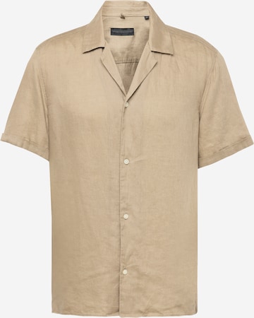 DRYKORN Comfort fit Button Up Shirt 'BIJAN_2' in Brown: front