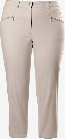 Ulla Popken Broek in Beige: voorkant