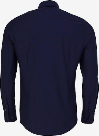 PURE Slim fit Zakelijk overhemd in Blauw