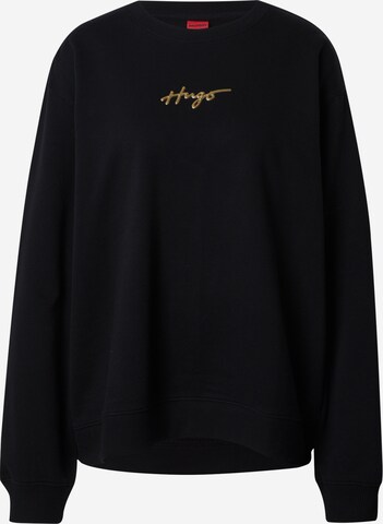 Sweat-shirt 'Classic' HUGO en noir : devant