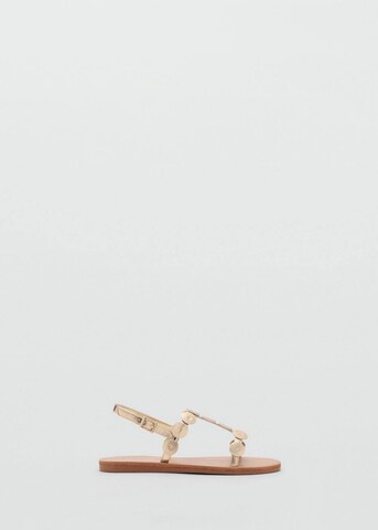 MANGO KIDS Sandale 'Nati' in Gold