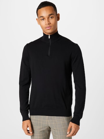 BURTON MENSWEAR LONDON Pullover in Schwarz: predná strana