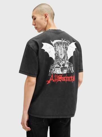 AllSaints T-Shirt 'DAMIENZ' (GOTS) in Schwarz: Vorderseite