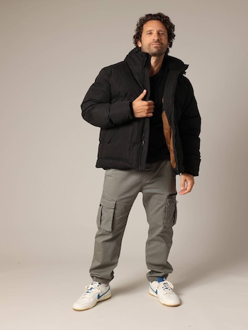 Veste d’hiver 'Chicago' Deeluxe en noir