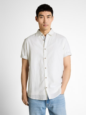 TOM TAILOR Regular Fit Hemd in Weiß: Vorderseite