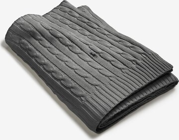 Ralph Lauren Home Blankets 'CABLE' in Grey: front