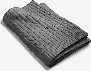 Ralph Lauren Home Blankets 'CABLE' in Grey: front