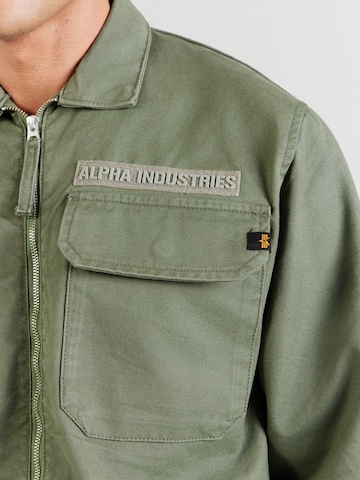 Veste mi-saison ALPHA INDUSTRIES en vert