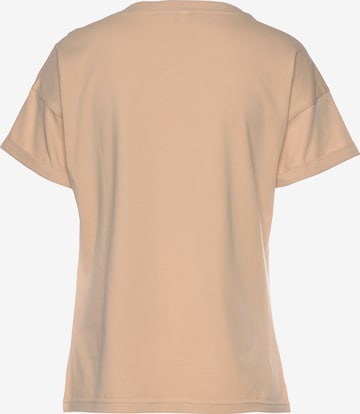 H.I.S T-shirt i beige