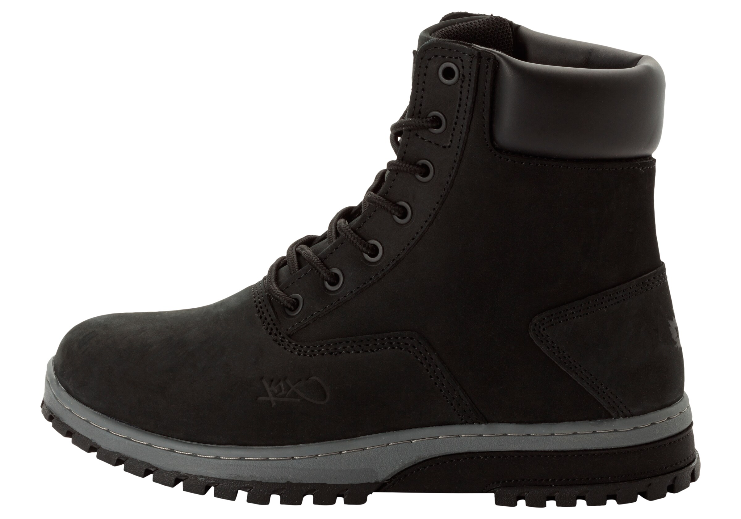 K1X Schnürboots in Schwarz