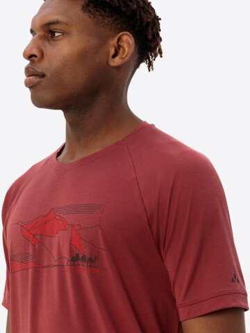 VAUDE Performance shirt 'Gleann II' in Red