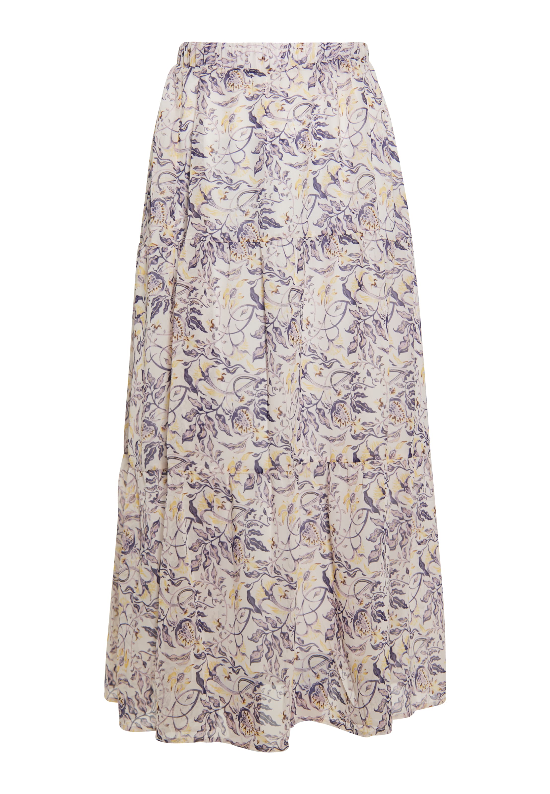 faina Sukňa - citrónová / černicová / biela, Produkt