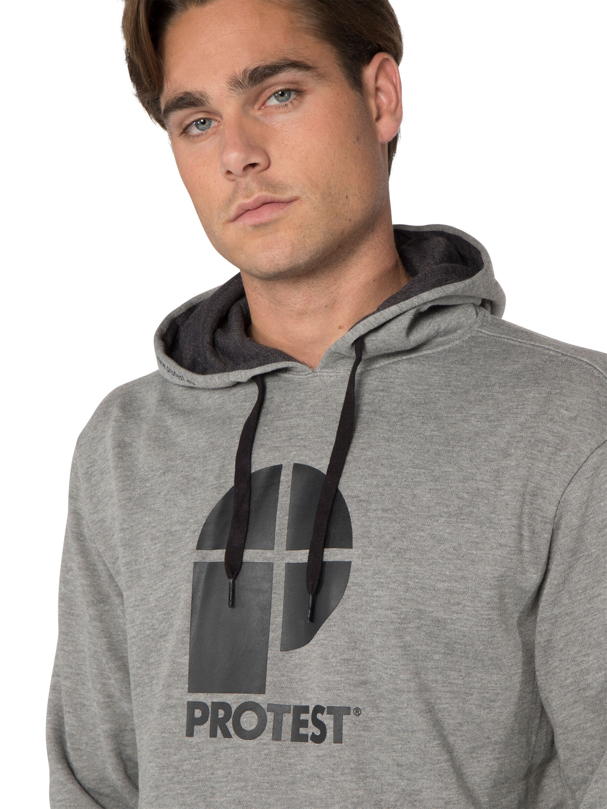 PROTEST Pullover 'CLASSIC LOGO HOODY'‌‌‌‌‌‌‌ in Grau