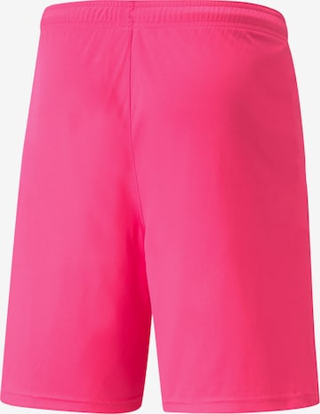 PUMA Regular Workout Pants 'TeamLiga' in Pink