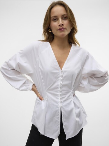 VERO MODA Blouse 'IDA' in Wit: voorkant