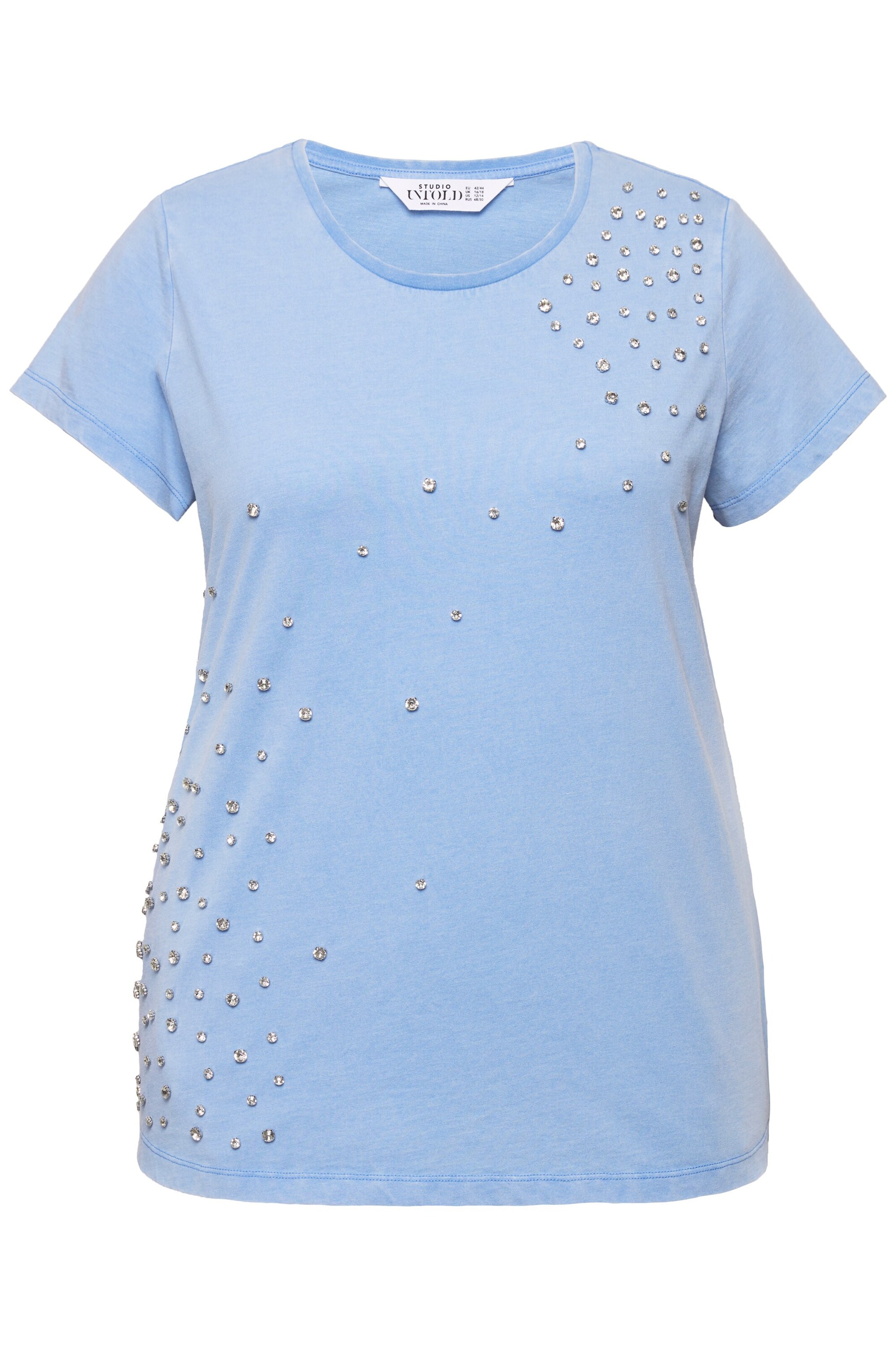 Studio Untold Shirt in Blauw: voorkant
