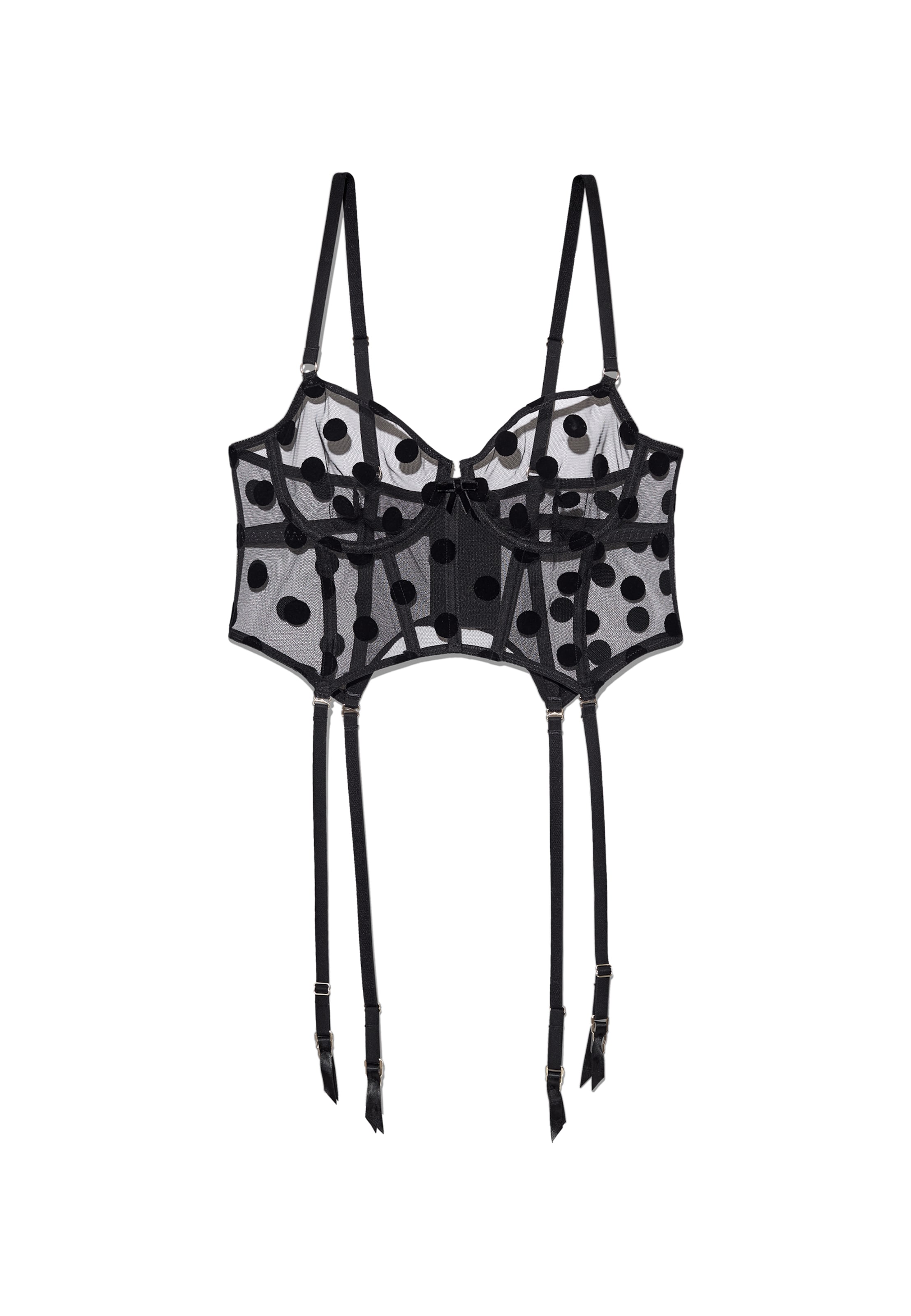 ETAM Corsage 'Love Affair' in Black: front