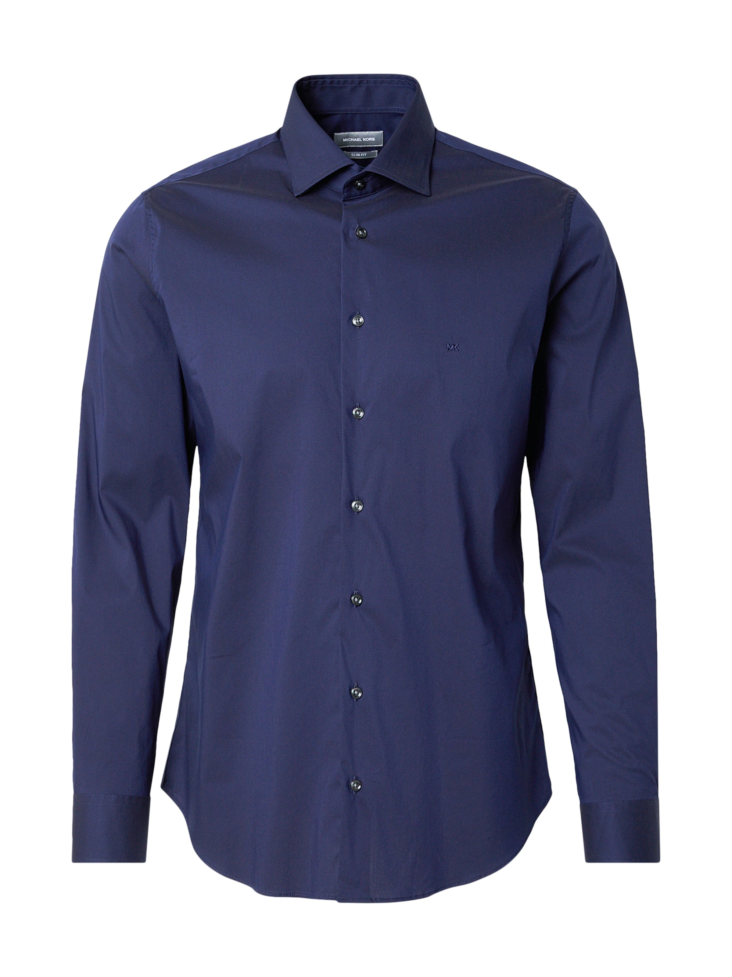 Coupe slim Chemise Michael Kors en bleu : devant
