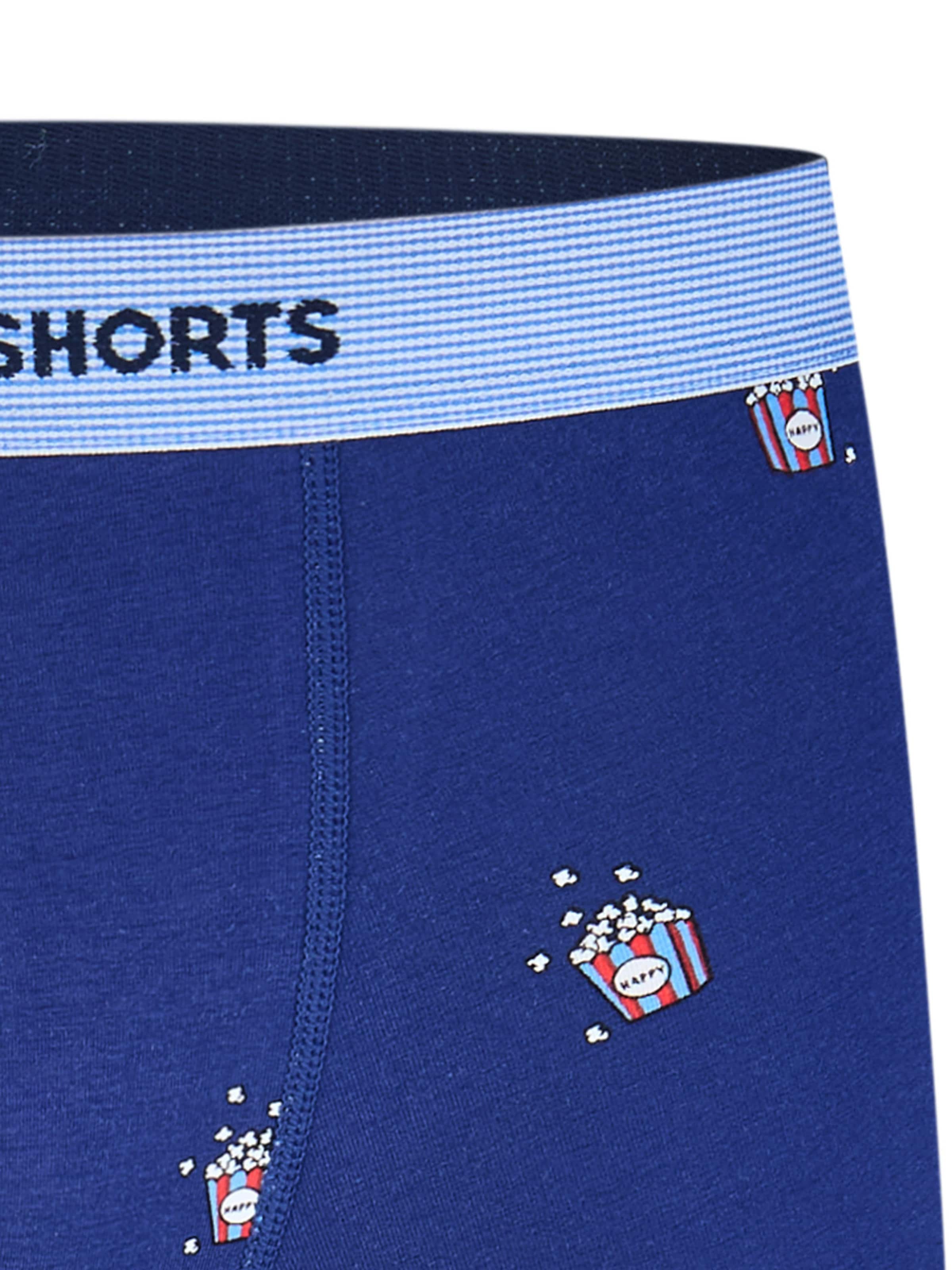 Happy Shorts - Boxers ' Fan Print Sets ' em azul