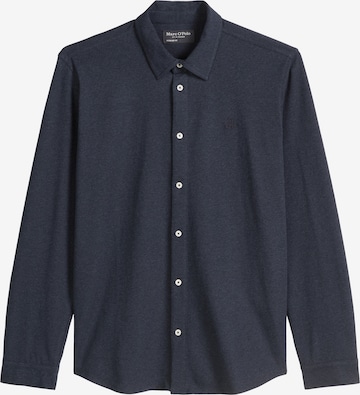 Marc O'Polo Button Up Shirt in Blue: front